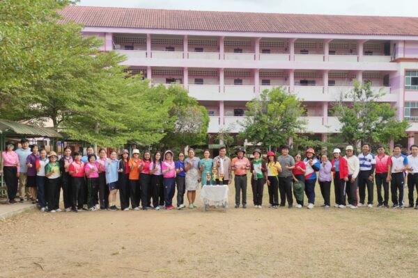 การแข่งขันกีฬาเปตองเชื่อมสัมพันธ์บุคลากรโรงเรียนบ้านชะอวด 2567