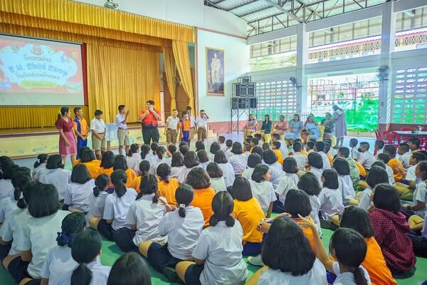 โรงเรียนชะอวดวิทยาคาร จัดกิจกรรมค่าย C.W. Child Camp แก่นักเรียนโรงเรียนบ้านชะอวด